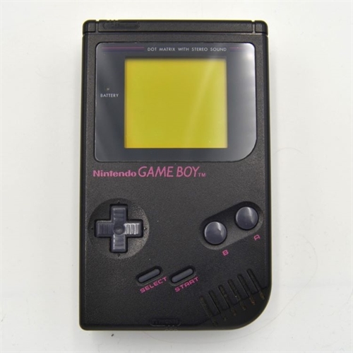 Gameboy Original - Sort - Konsol - SNR GH3355213 (B Grade) (Genbrug)
